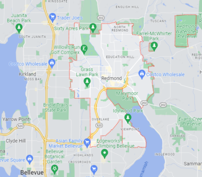 Redmond Wa map Redmond Moving & Packing Company, Access Gentle Moving